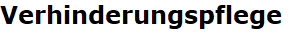 Verhinderungspflege